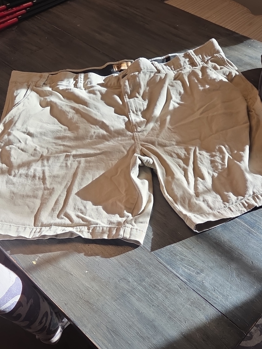 The Foundry Supply Co. Stretch Waist Khakis - Tan